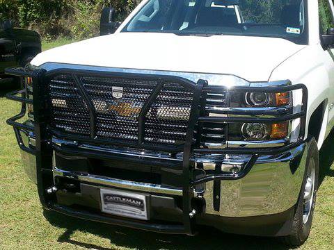 Hunter Premium Truck Accessories Black Grill Guard Fits 15-17 Chevrolet Silverado 2500 3500 HD 